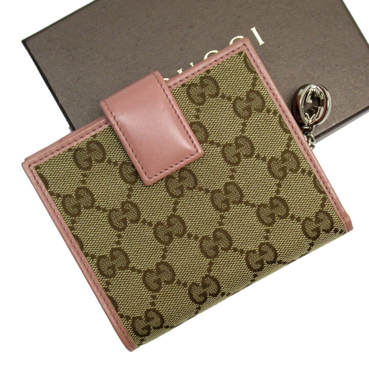 楽天市場】グッチ GUCCI 二つ折り財布 GGキャンバス キャンバス  