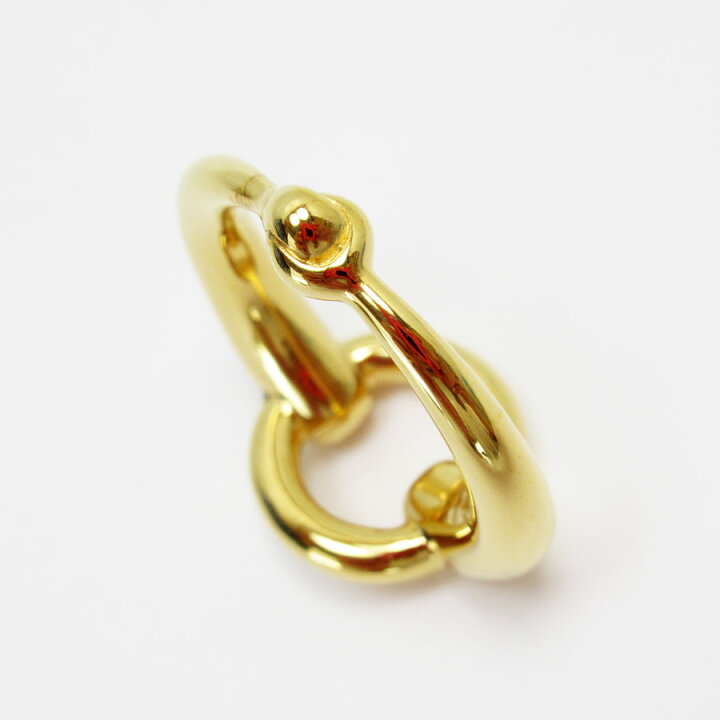 楽天市場】エルメス HERMES スカーフリング メタル ゴールド  