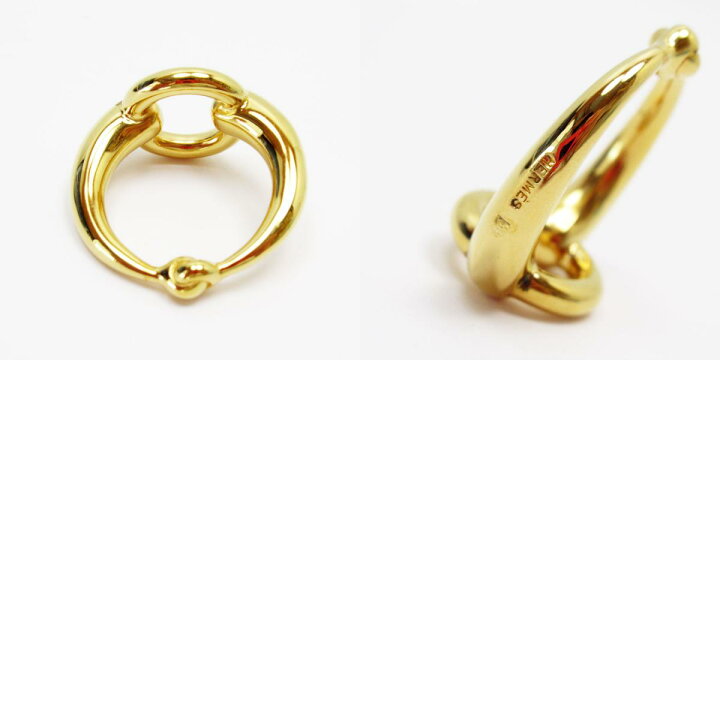 楽天市場】エルメス HERMES スカーフリング メタル ゴールド  