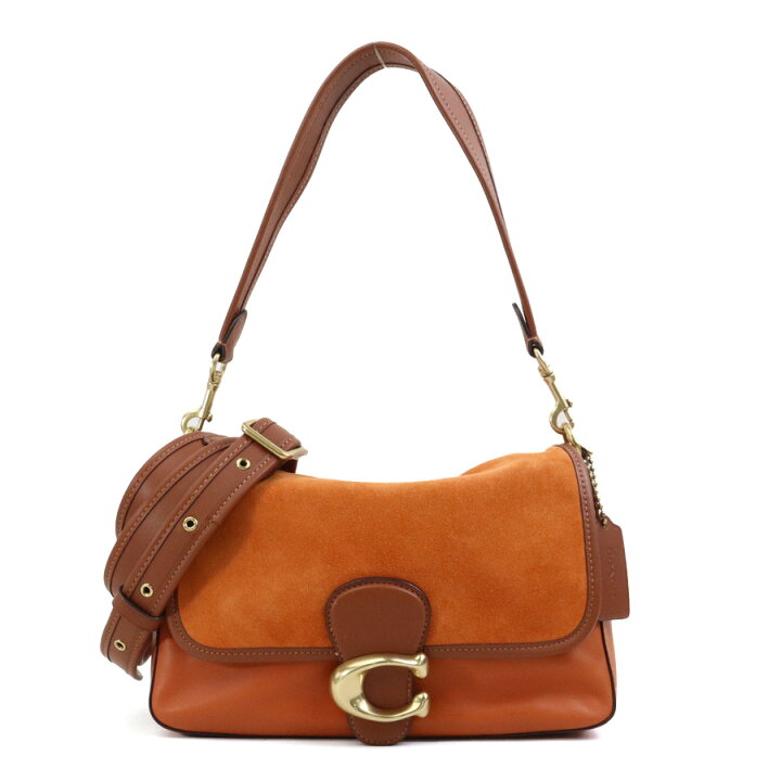 楽天市場】コーチ COACH ショルダーバッグ スエード/レザー オレンジ  