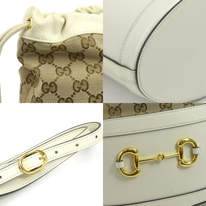 楽天市場】グッチ GUCCI ショルダーバッグ ホースビット レザー/GG  
