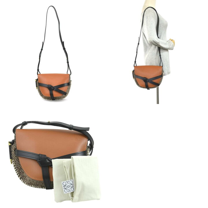 ロエベLOEWE ゲートバックツイード スモール 