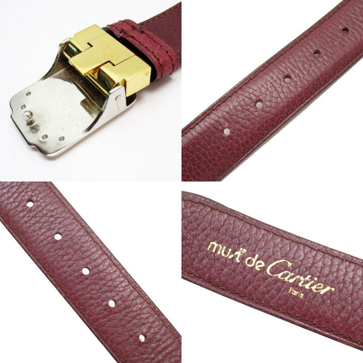 楽天市場】カルティエ CARTIER ベルト マストライン レザー/メタル 