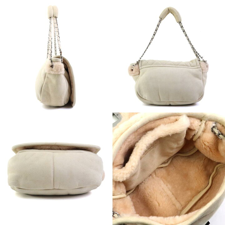 楽天市場】シャネル CHANEL ショルダーバッグ 2.55 ムートンファー  