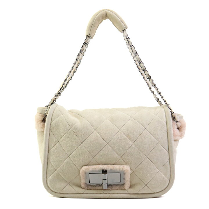 楽天市場】シャネル CHANEL ショルダーバッグ 2.55 ムートンファー  