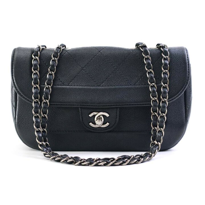 楽天市場】シャネル CHANEL ショルダーバッグ キャビアスキンレザー  