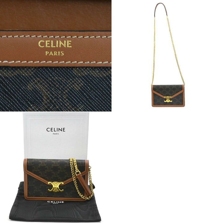 楽天市場】セリーヌ CELINE 斜め掛けショルダーバッグ トリオンフ  