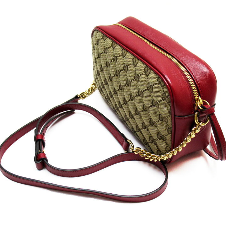 楽天市場】グッチ GUCCI 斜め掛けショルダーバッグ GGマーモント GG  