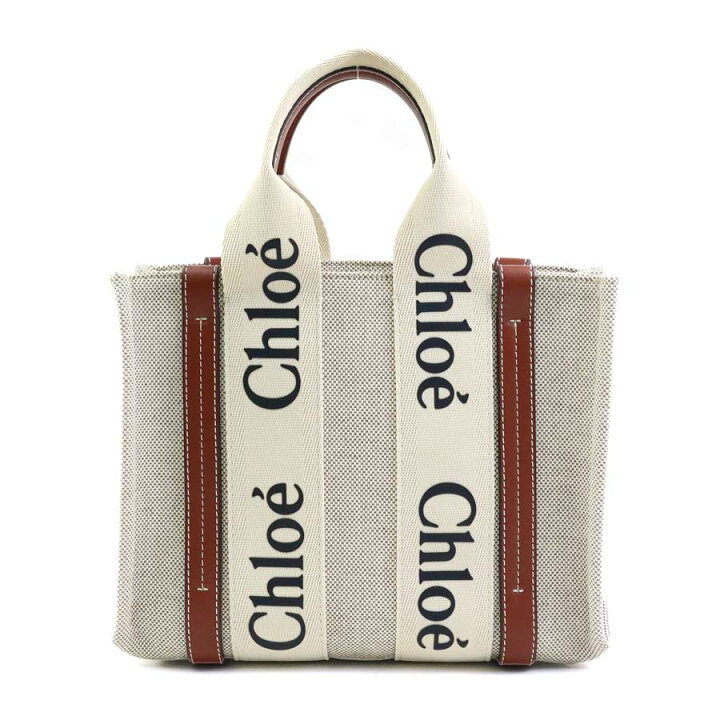 楽天市場】クロエ Chloe ハンドバッグ ウッディ スモール キャンバス 