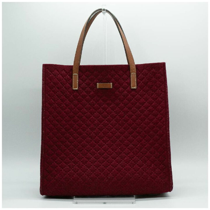 楽天市場】グッチ GUCCI ハンドバッグ フェルトバッグ フェルト レッド 