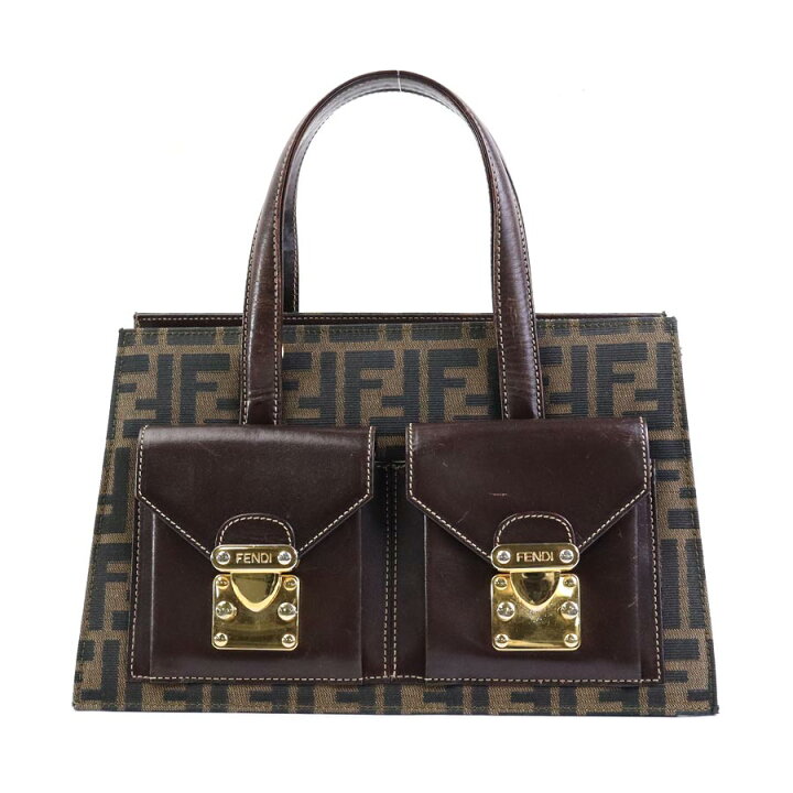 楽天市場】フェンディ FENDI ハンドバッグ ズッカ キャンバス/レザー  