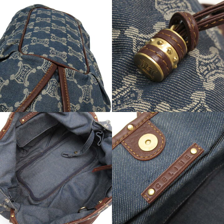 楽天市場】セリーヌ CELINE ショルダーバッグ キャンバス/レザー  