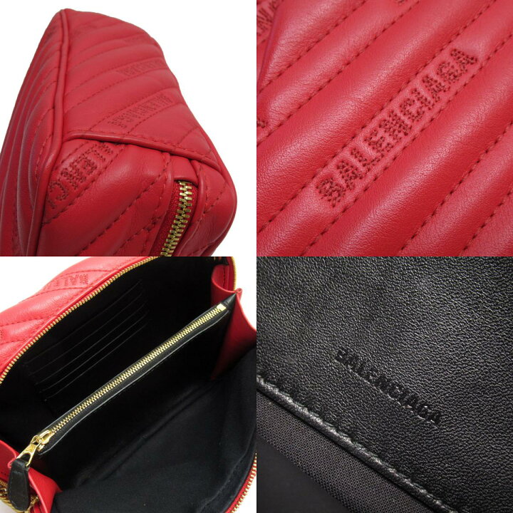 楽天市場】バレンシアガ BALENCIAGA ショルダーバッグ レザー レッド  
