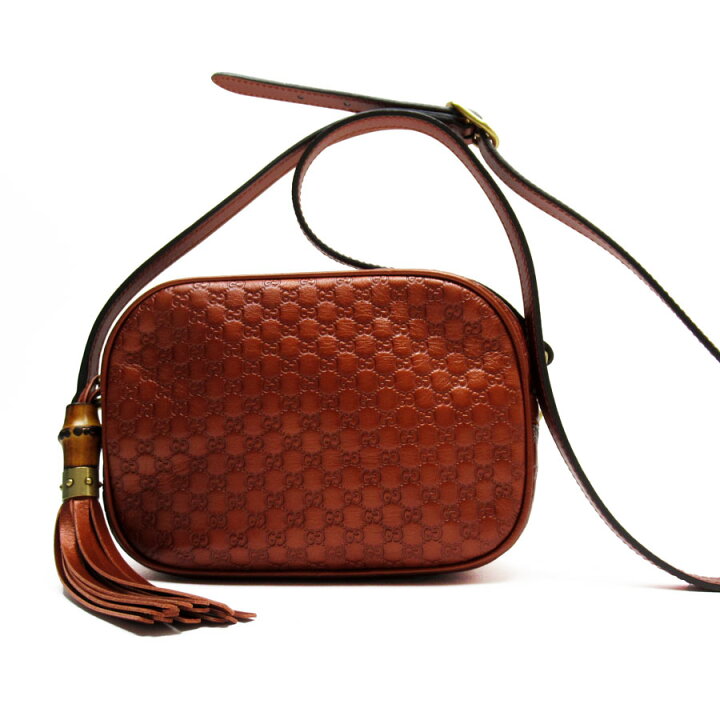 楽天市場】グッチ GUCCI ショルダーバッグ マイクログッチシマ レザー 