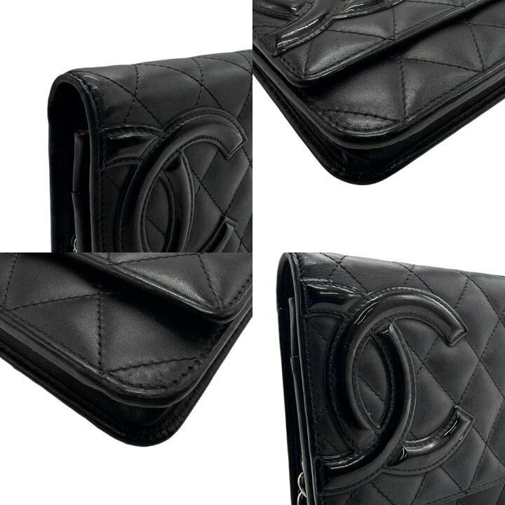 楽天市場】シャネル CHANEL チェーンウォレット カンボンライン  
