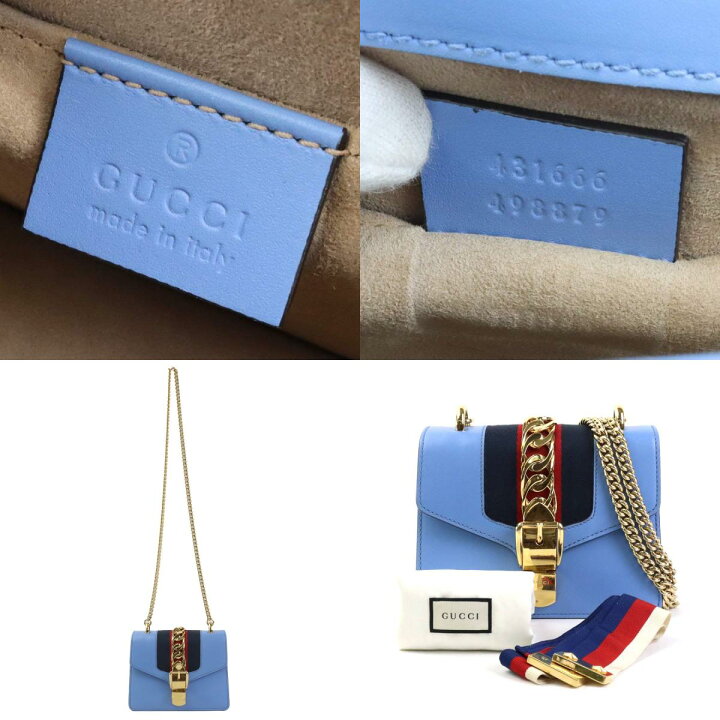 楽天市場】グッチ GUCCI ショルダーバッグ シルヴィ ミニ レザー 
