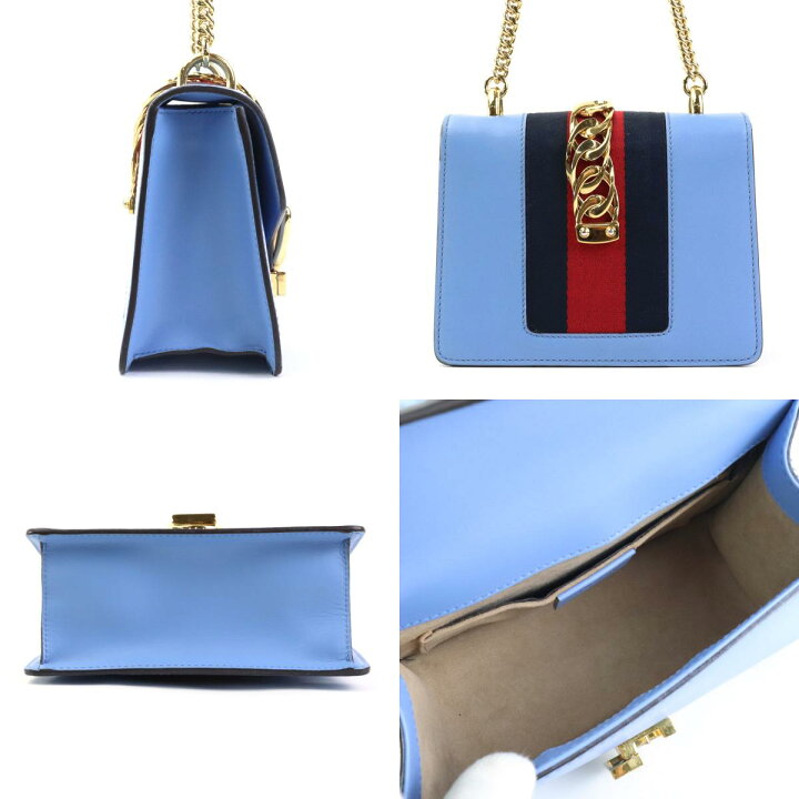 楽天市場】グッチ GUCCI ショルダーバッグ シルヴィ ミニ レザー 