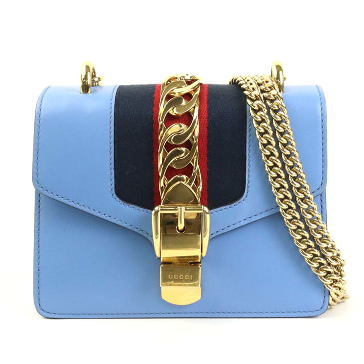 楽天市場】グッチ GUCCI ショルダーバッグ シルヴィ ミニ レザー 
