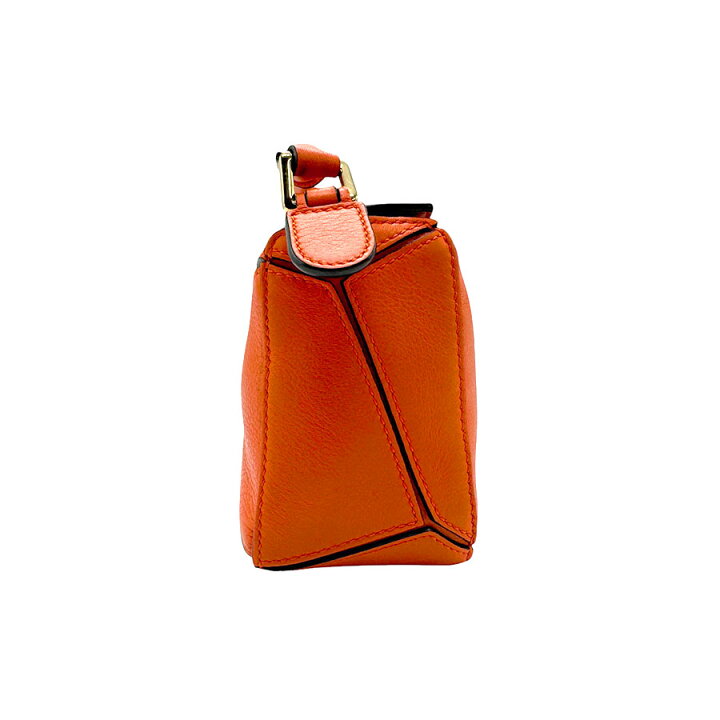 楽天市場】ロエベ LOEWE ハンドバッグ パズル ミニ レザー オレンジ  