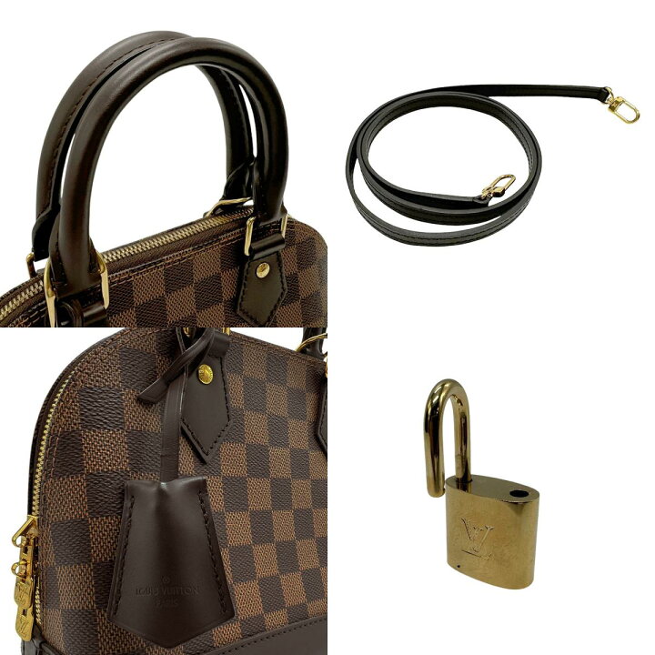 楽天市場】ルイ ヴィトン LOUIS VUITTON ハンドバッグ ダミエ アルマBB  