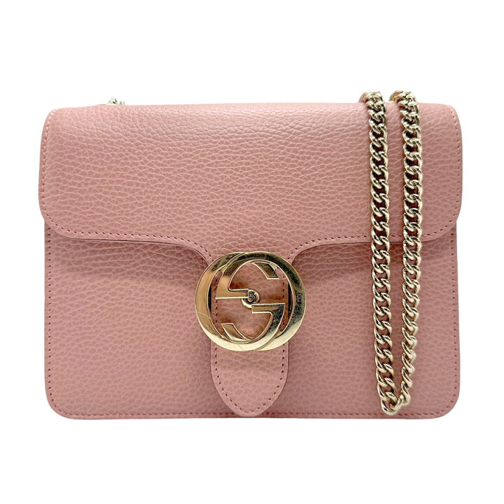 楽天市場】グッチ GUCCI ショルダーバッグ インターロッキングG レザー  