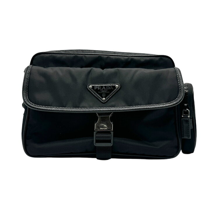 楽天市場】プラダ PRADA 斜め掛けショルダーバッグ ナイロン ブラック 