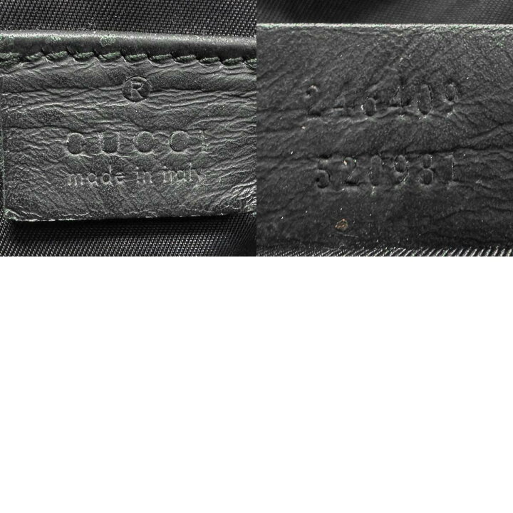 楽天市場】グッチ GUCCI ボディバッグ グッチシマ レザー ブラック 