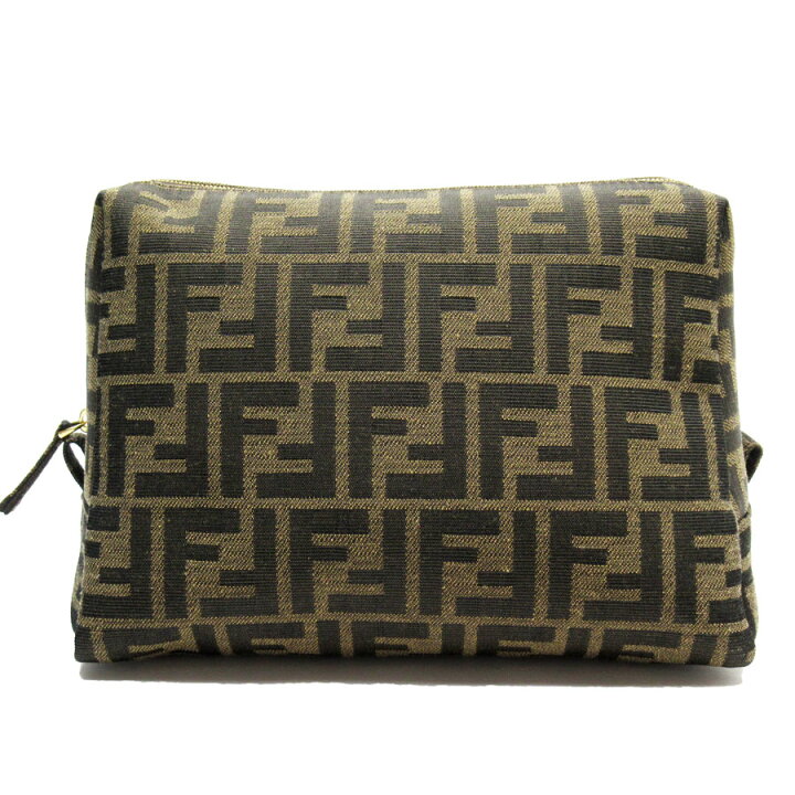 楽天市場】フェンディ FENDI ポーチ ズッカ キャンバス ブラウン 