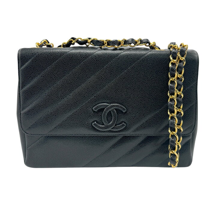 楽天市場】シャネル CHANEL ショルダーバッグ キャビアスキンレザー  