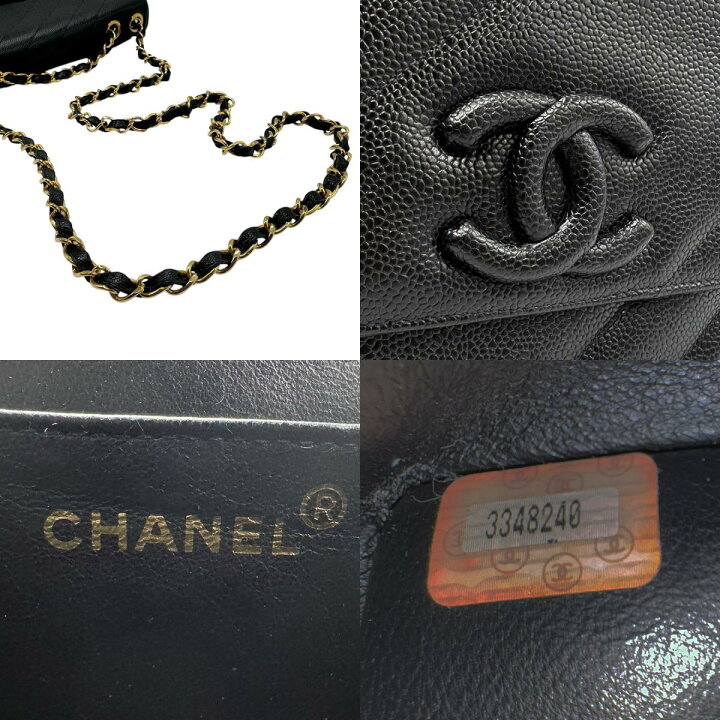 楽天市場】シャネル CHANEL ショルダーバッグ キャビアスキンレザー  