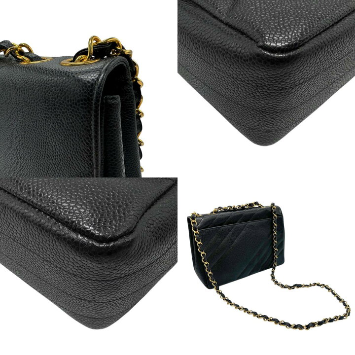 楽天市場】シャネル CHANEL ショルダーバッグ キャビアスキンレザー  