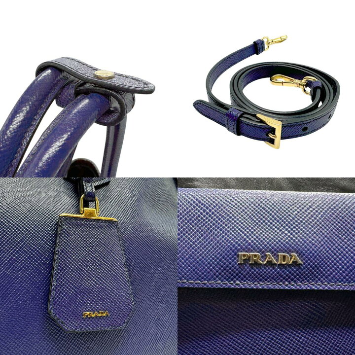 楽天市場】プラダ PRADA ハンドバッグ ショルダーバッグ レザー ダーク 