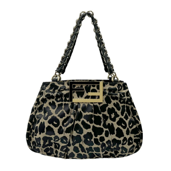 楽天市場】フェンディ FENDI ハンドバッグ ナイロン ブラック×ベージュ  