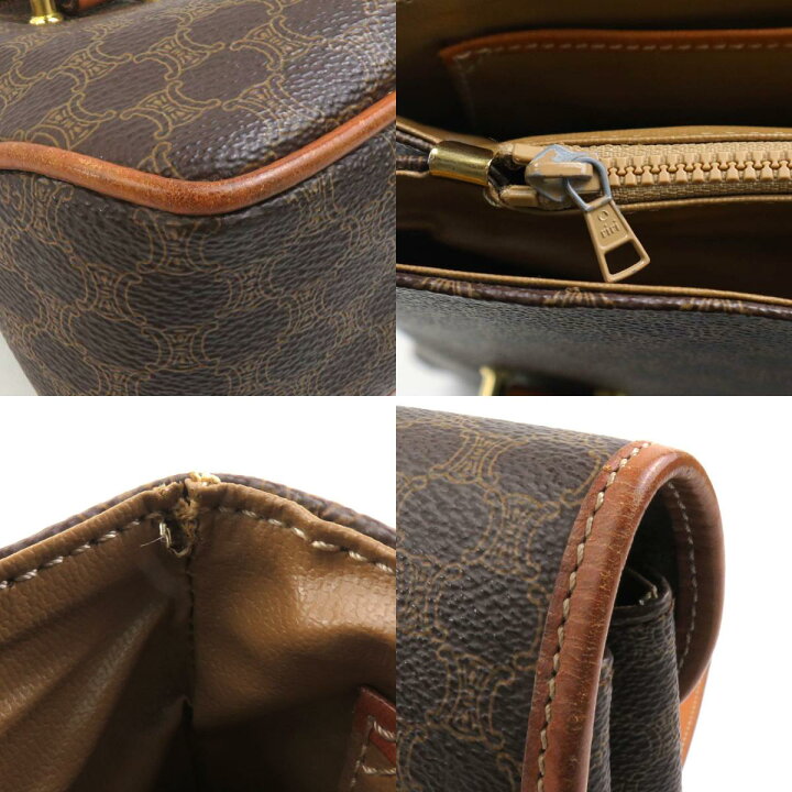 楽天市場】セリーヌ CELINE ハンドバッグ マカダム PVC/レザー  