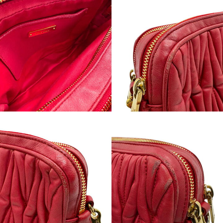 楽天市場】ミュウミュウ MIUMIU ショルダーバッグ マテラッセ レザー  