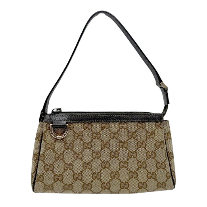 楽天市場】グッチ GUCCI ハンドバッグ GGキャンバス/レザー ブラウン 