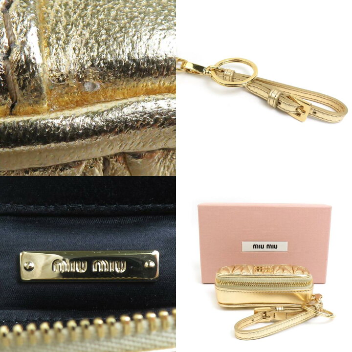 楽天市場】ミュウミュウ MIUMIU チャーム リップケース マテラッセ 