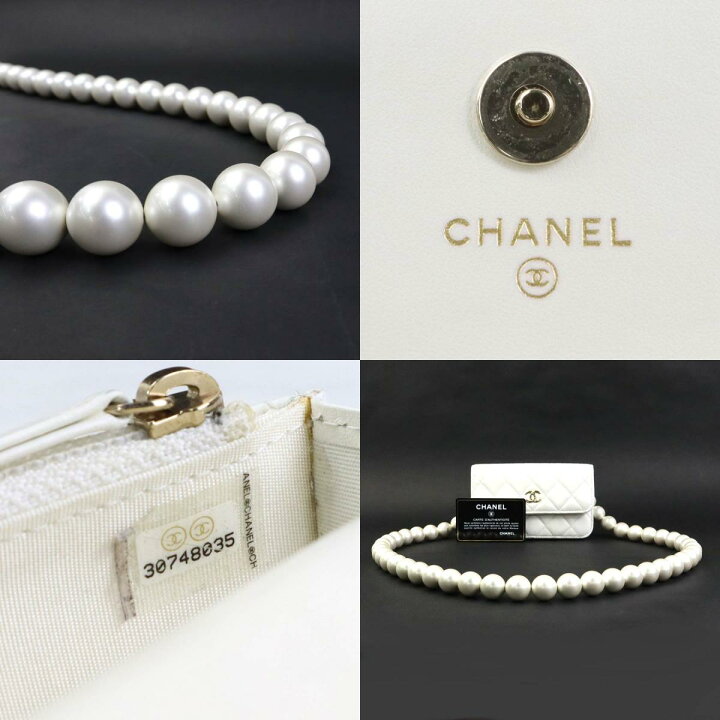 楽天市場】シャネル CHANEL ボディバッグ 財布 マトラッセ レザー 