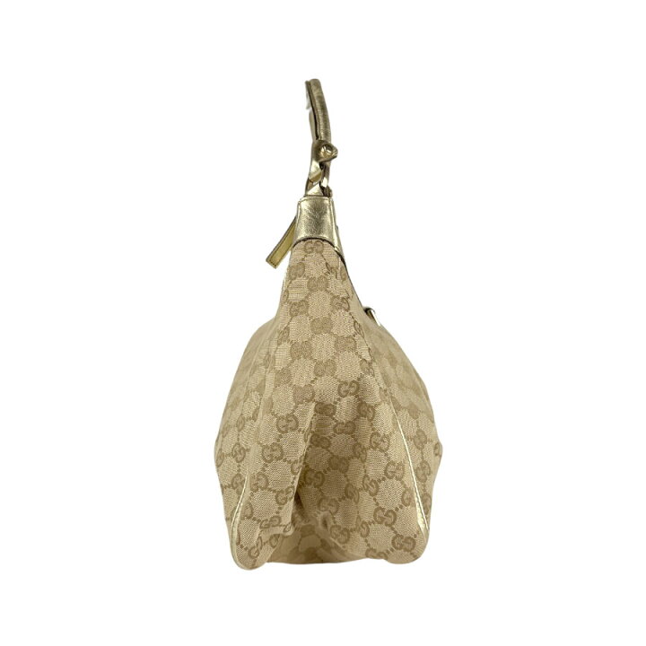 楽天市場】グッチ GUCCI ハンドバッグ GGキャンバス/レザー ゴールド  