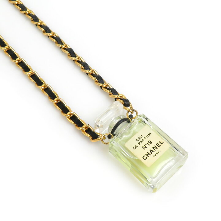 楽天市場】シャネル CHANEL ネックレス 香水ボトル No.19 レジン 