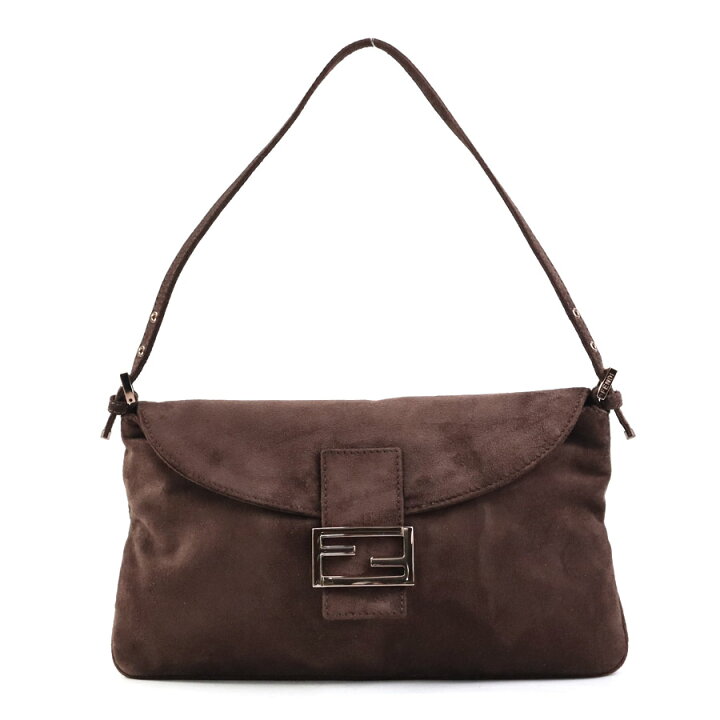楽天市場】フェンディ FENDI ショルダーバッグ スエード ブラウン 