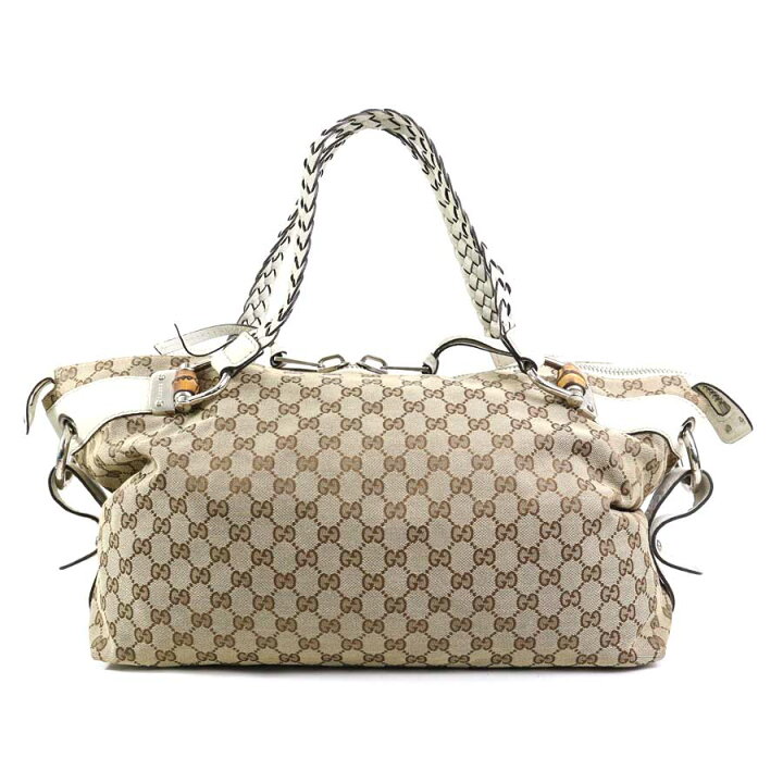 楽天市場】グッチ GUCCI ショルダーバッグ GGキャンバス/レザー 