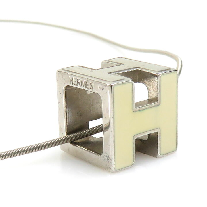楽天市場】エルメス HERMES ネックレス Hキューブ カージュドアッシュ 