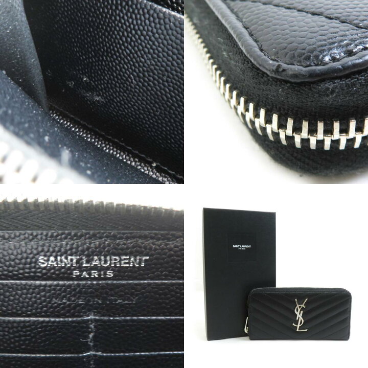 楽天市場】サンローラン SAINT LAURENT ラウンドファスナー長財布  