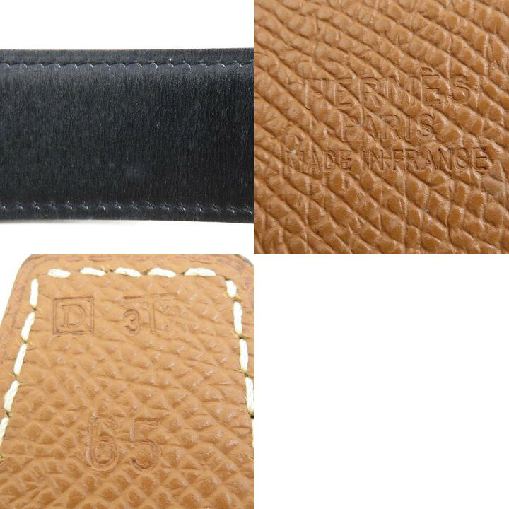 楽天市場】エルメス HERMES ベルト Hロゴ リバーシブル レザー/メタル  