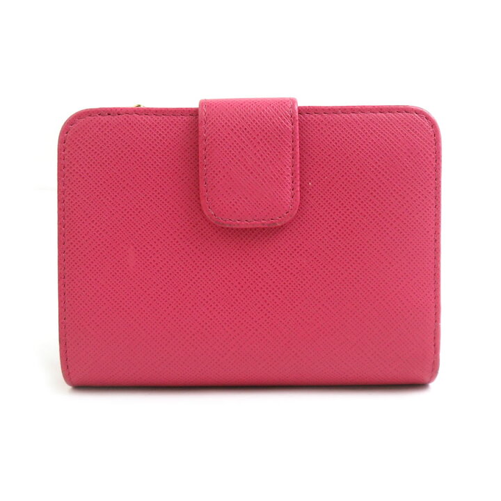 楽天市場】プラダ PRADA 二つ折り財布 レザー ピンク レディース 送料  