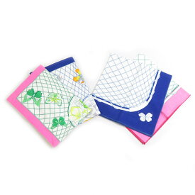 エルメス HERMES テーブルマット & ナフキン セット コットン ブルー/ピンク/マルチカラー レディース 送料無料【中古】 w1270a