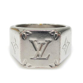 ルイ ヴィトン LOUIS VUITTON リング・指輪 シグネットリング メタル シルバー メンズ M62487 19号 送料無料【中古】 e61460i