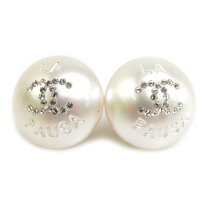 楽天市場】シャネル ピアス（カラーホワイト）の通販