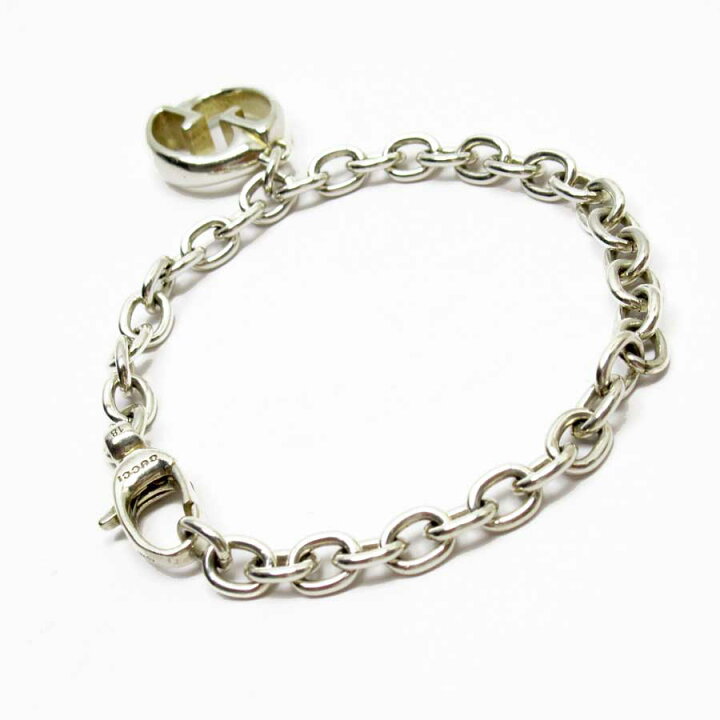 楽天市場 グッチ Gucci ブレスレット ダブルg シルバー 925 レディース メンズ 中古 定番人気 ブランドバリュー